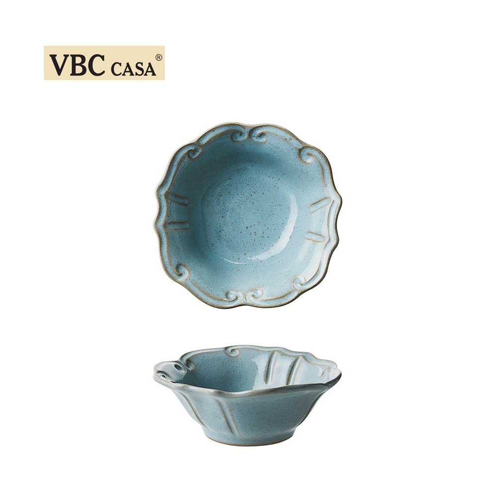 義大利VBC casa-FONDACO系列-18cm小碗-復古灰藍