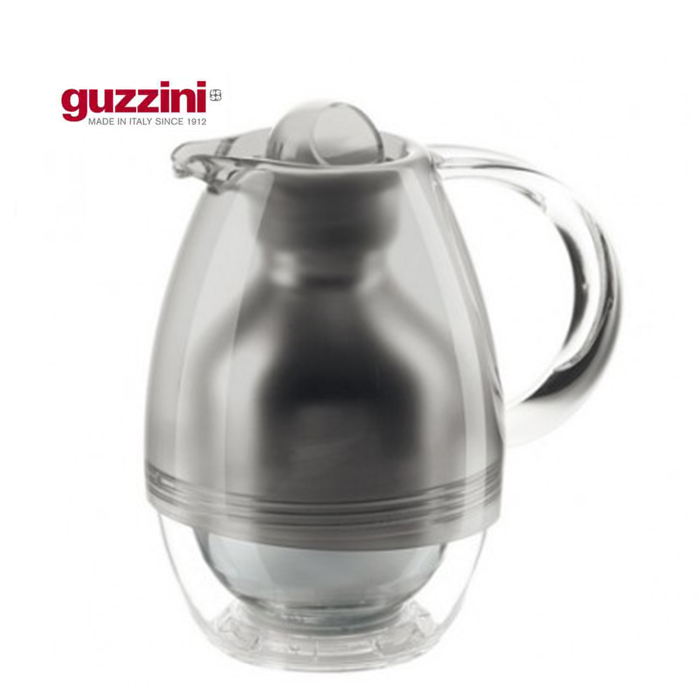 義大利GUZZINI-時尚系列-1000ml時尚保冷/保溫水壺(灰色)