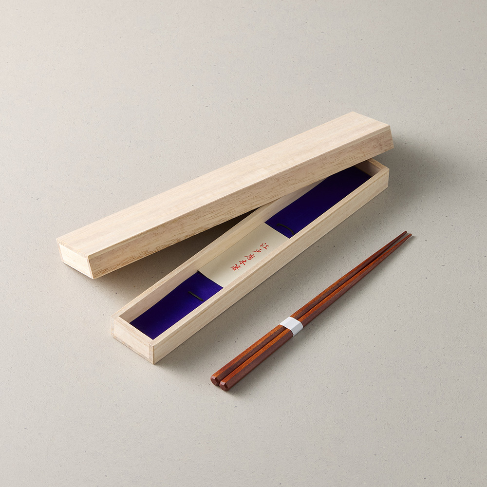 有種創意-日本川上-龜甲六角木筷-棕色-禮盒裝(21cm)