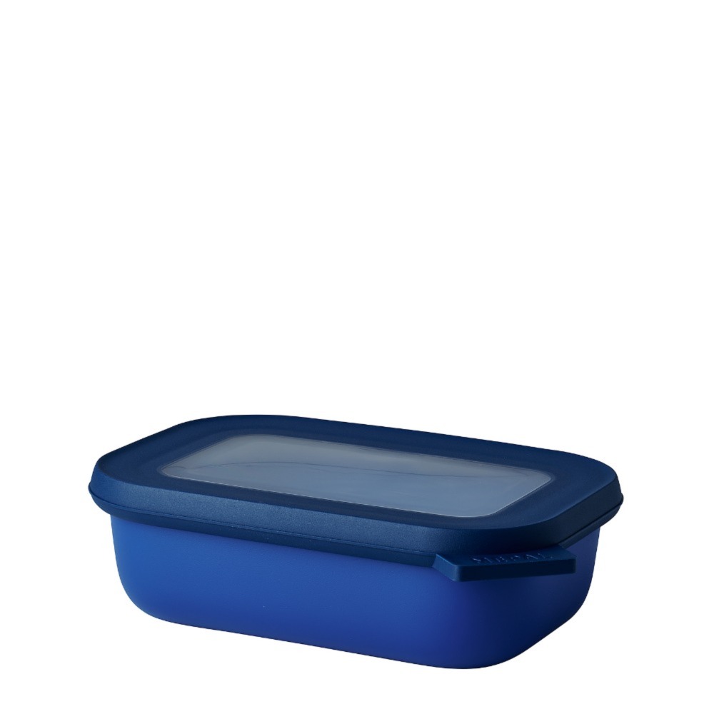 MEPAL / Cirqula 方形密封保鮮盒500ml(淺)-寶石藍