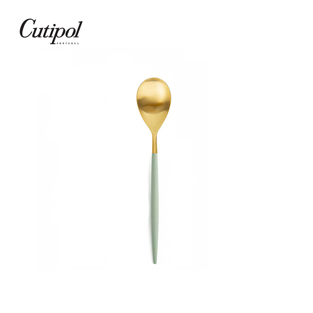 葡萄牙Cutipol MIO系列-青玉金霧面不銹鋼-12cm咖啡匙