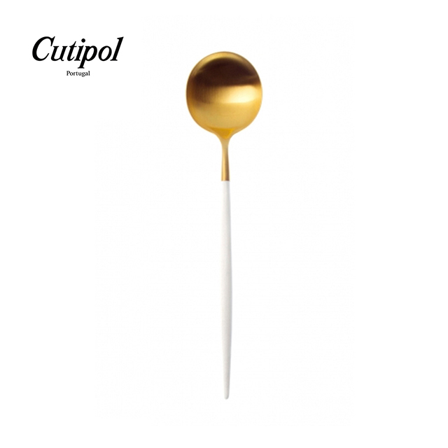 葡萄牙Cutipol-GOA系列-白金霧面不銹鋼-21.5cm主餐匙