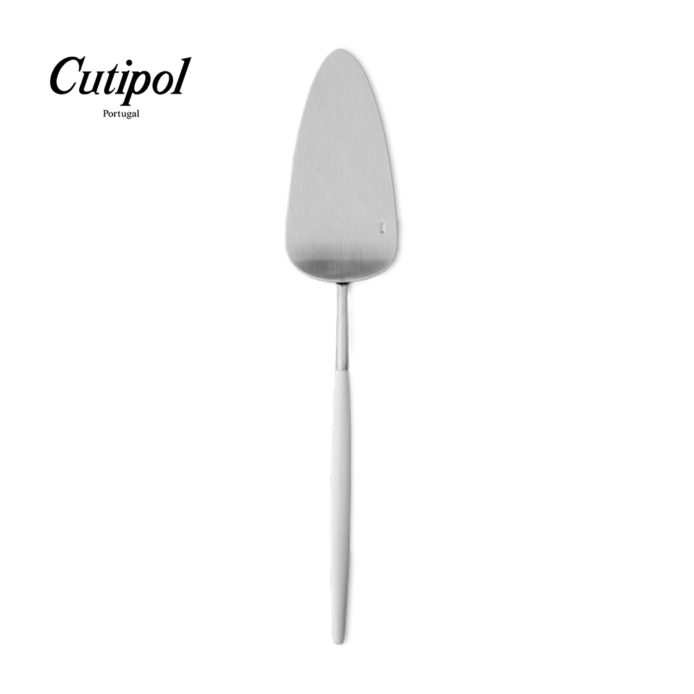 葡萄牙Cutipol-GOA系列-白柄霧面不銹鋼-28cm蛋糕刀
