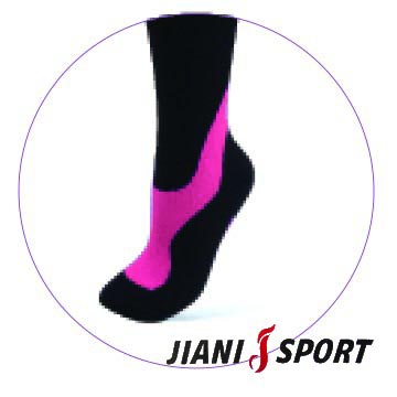[JIANI SPORT協會指定COOLMAX MST檢驗款專業慢跑襪/JS03/黑桃/登山/慢跑/超馬/自行車/三鐵/球類運動