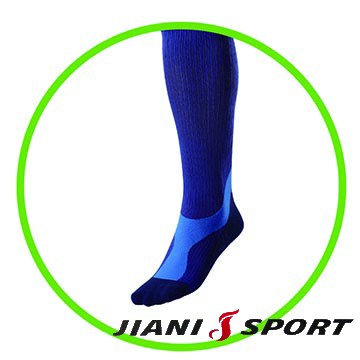[JIANI SPORT協會指定COOLMAX MST檢驗款專業慢跑襪/JS03/深藍/登山/慢跑/超馬/自行車/三鐵/球類運動