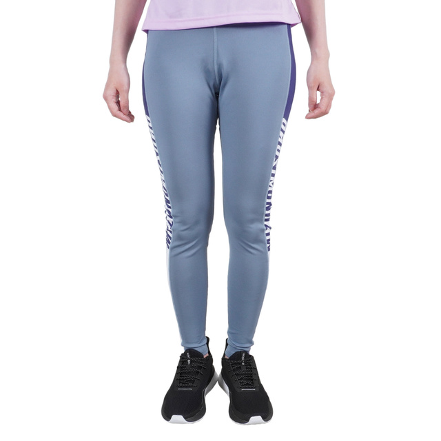 Mizuno Yoga [K2TB120815 女 緊身褲 長褲 瑜珈 訓練 運動 伸縮彈性 抗紫外線 藍