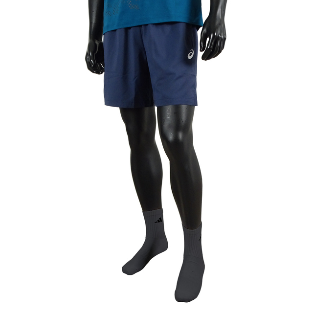 Asics Shorts [2041A150-400 男 短褲 網球 運動 休閒 輕量 透氣 無內裡 雙側口袋 深藍