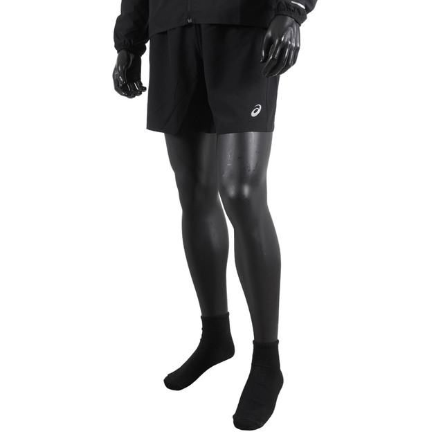 Asics I CON [2011B052-001 男 短褲 7吋 運動 跑步 輕量 舒適 附襯褲 海外版 黑
