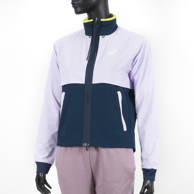 Asics Match Jacket [2042A211-502 女 平織外套 海外版 運動 網球 服飾 輕盈 紫