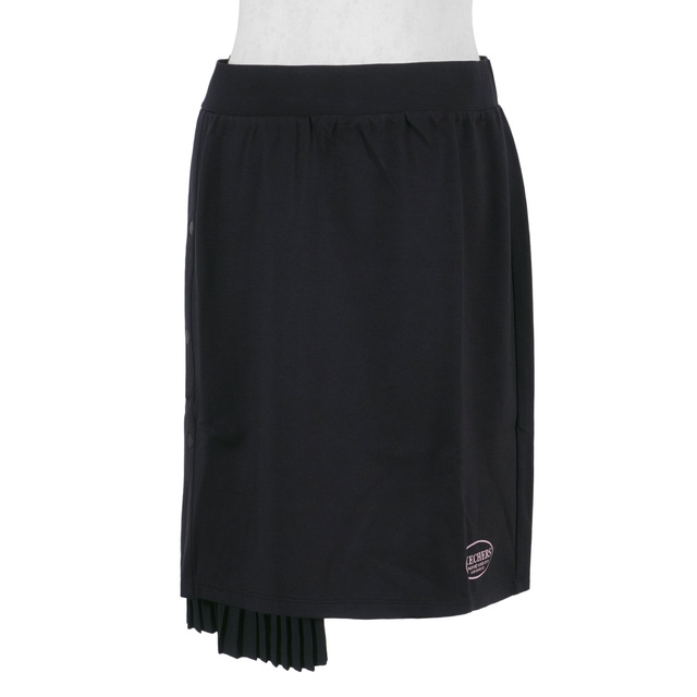 Skechers [L321W098-0018 女 短裙 休閒 簡約 舒適 穿搭 百搭 柔軟 黑