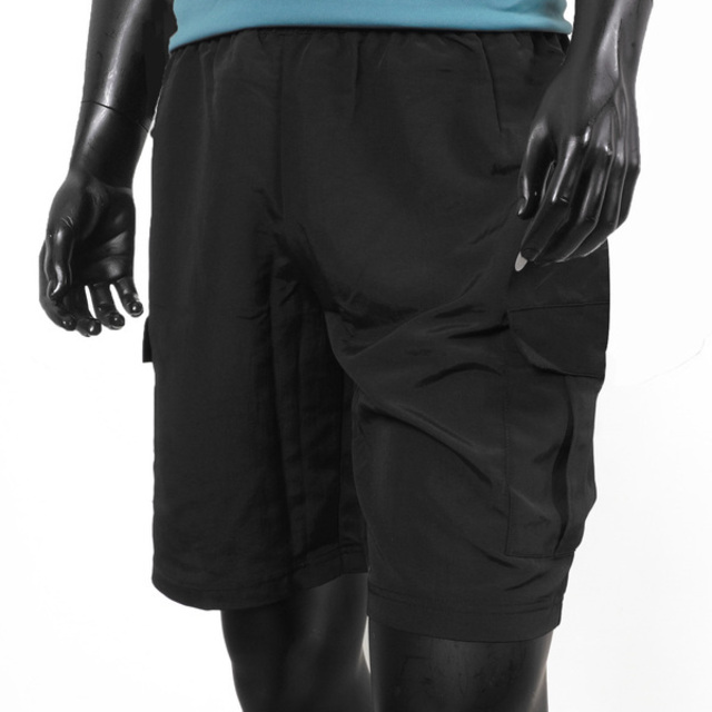 Asics [2033B673-001 男女 平織 短褲 運動 訓練 休閒 尼龍 雙側口袋 寬鬆 舒適 亞瑟士 黑