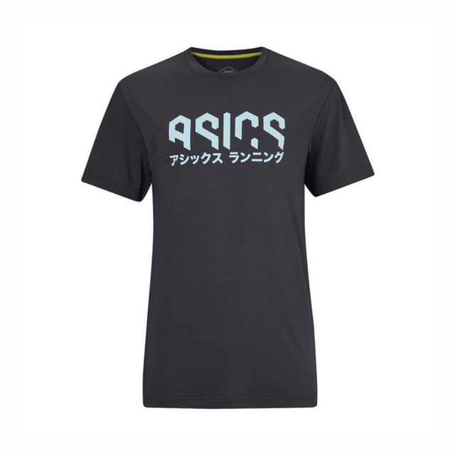 Asics [2011D034-001 男 短袖 上衣 T恤 亞洲版 運動 慢跑 訓練 吸濕 快乾 親膚 舒適 黑