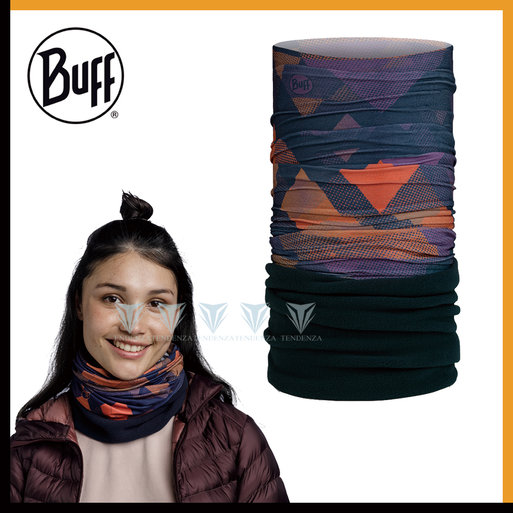 BUFF BF132559 Polar保暖頭巾 Plus-紫橘交疊