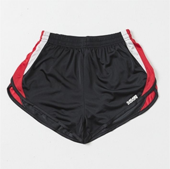 《Sasaki》排汗速乾專業田徑短褲(內裡襯褲)(黑/紅/白)866065(中性款)