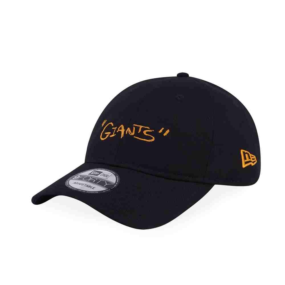 【NEW ERA】940UNST LEAGUE SCRIBBLE 舊金山巨人 黑 休閒帽 男女款 棒球帽-NE13773987