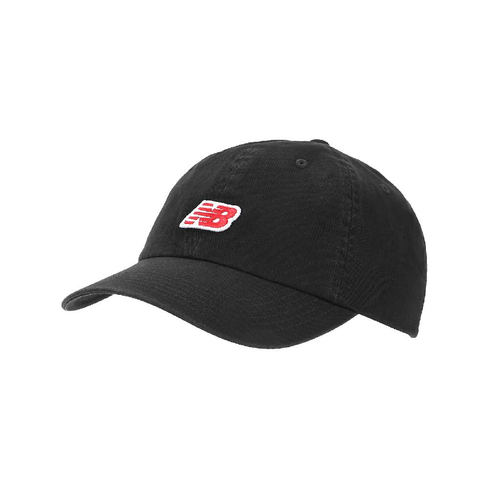 棒球帽 6 Panel NB Patch Logo 黑 紅 可調帽圍 刺繡 老帽 帽子 NB LAH51013BK