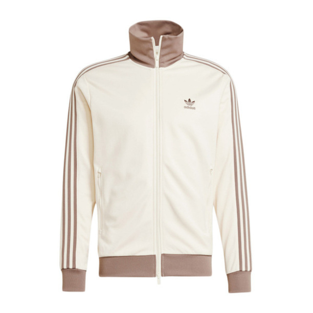 Adidas Classic TT JP2522 男 立領外套 運動外套 休閒穿搭 經典 復古 米白 淺棕
