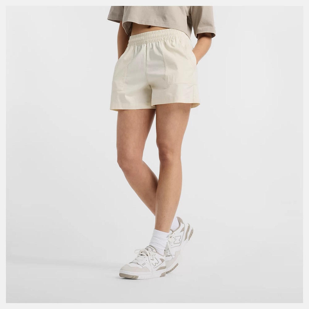 New Balance 女 運動休閒短褲 WS51540LIN-F