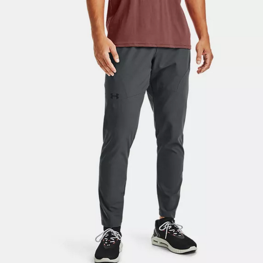 【UNDER ARMOUR】Utility長褲 男 運動褲 灰色-1352028-012