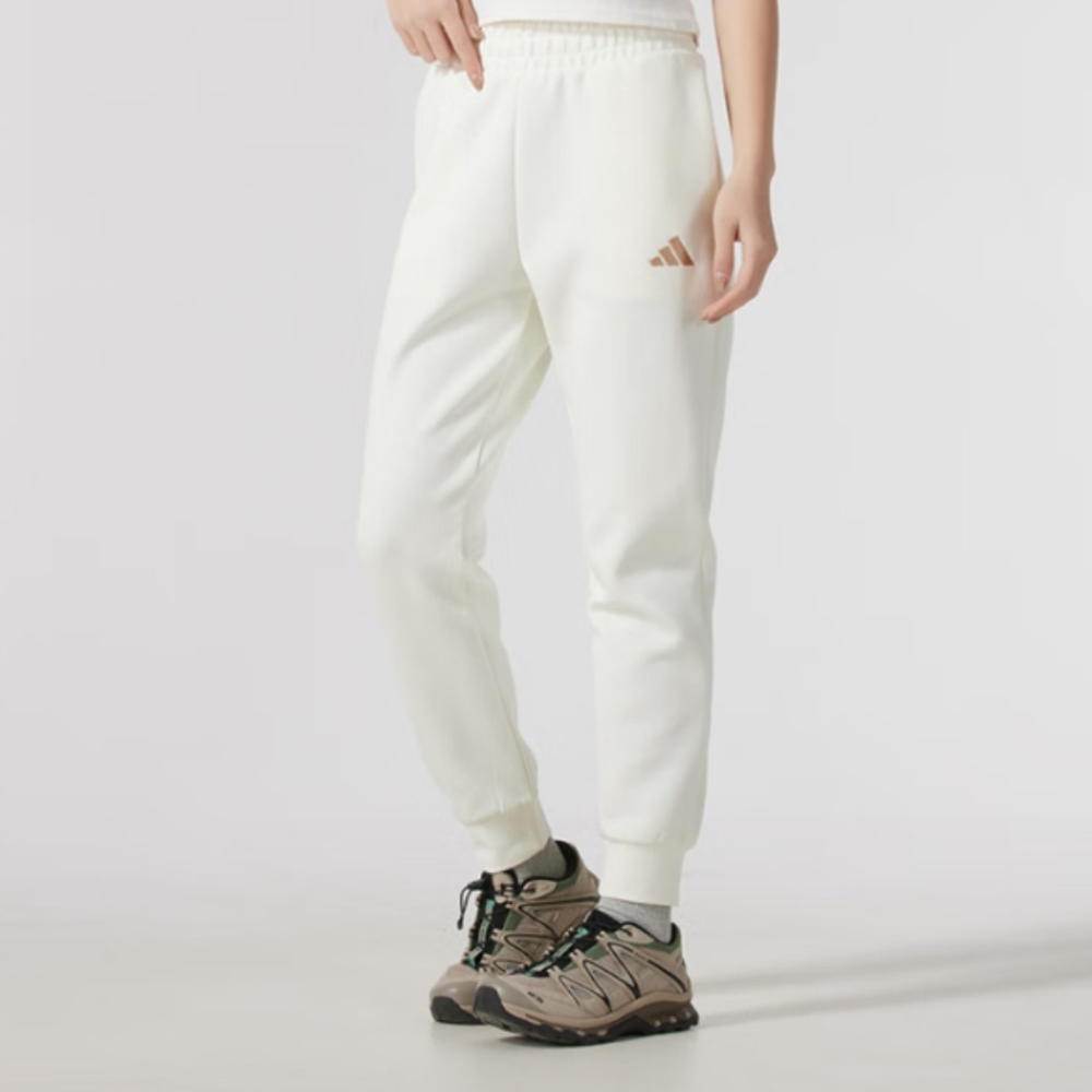 【ADIDAS】LOGO DK PNT 長褲 女 白色-JL6279