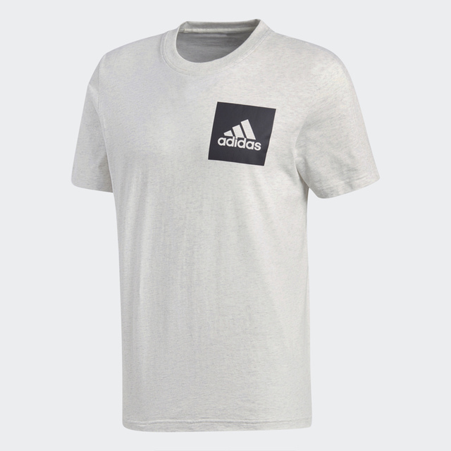 Adidas ESS Box Logo Tee [BS4862 男 圓領 短袖 運動 休閒 舒適 棉T 愛迪達 米
