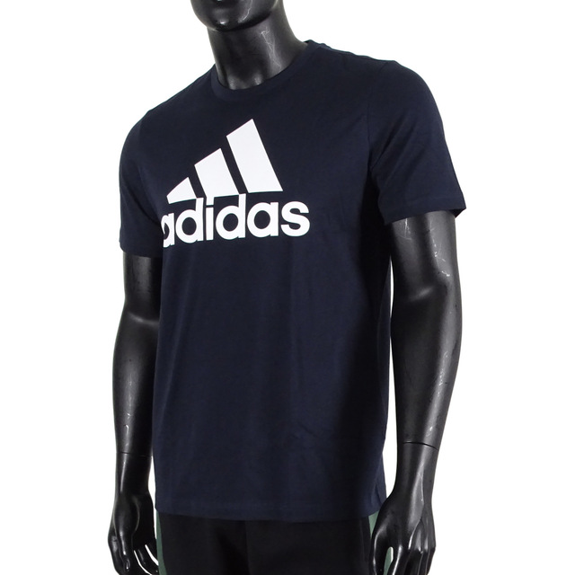 Adidas M Bl SJ T [GK9122 男 短袖 運動 休閒 柔軟 舒適 上衣 T恤 經典 深藍
