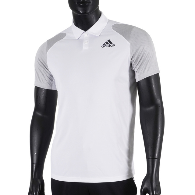 Adidas Club Polo [GL5436 男 短袖 網球 比賽 運動 休閒 舒適 吸濕 排汗 白灰