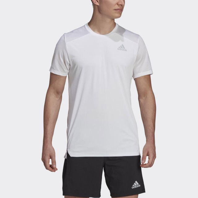 Adidas OTR Cooler Tee [H58587 男 短袖 上衣 T恤 亞洲版 運動 慢跑 路跑 反光 白