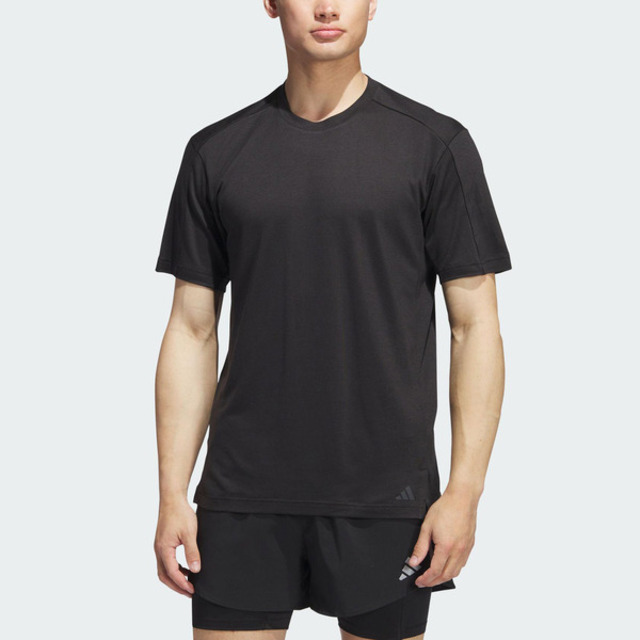 Adidas Yoga Tee [IP2358 男 短袖 上衣 亞洲版 運動 訓練 瑜珈 柔軟 舒適 吸濕排汗 黑