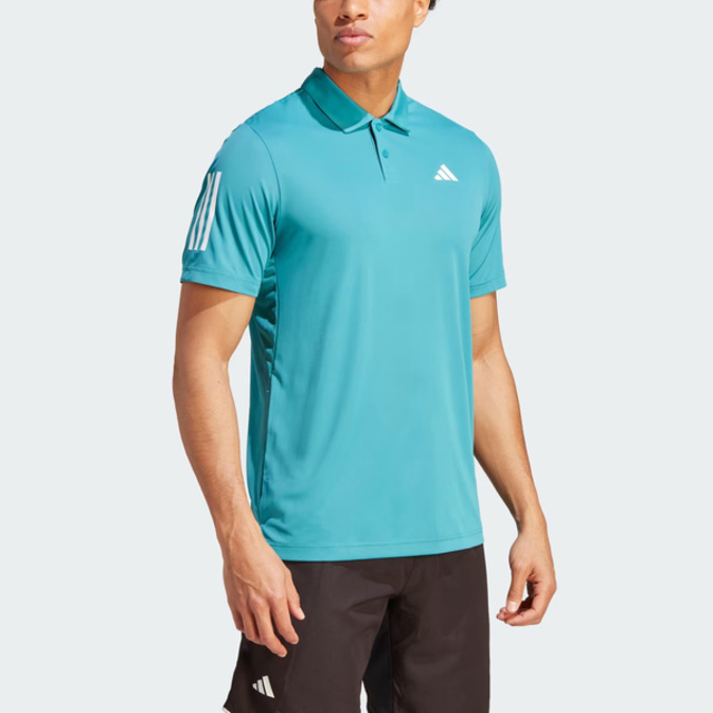 Adidas Club 3str Polo [IA9509 男 POLO衫 短袖 上衣 運動 網球 訓練 亞洲版 藍綠