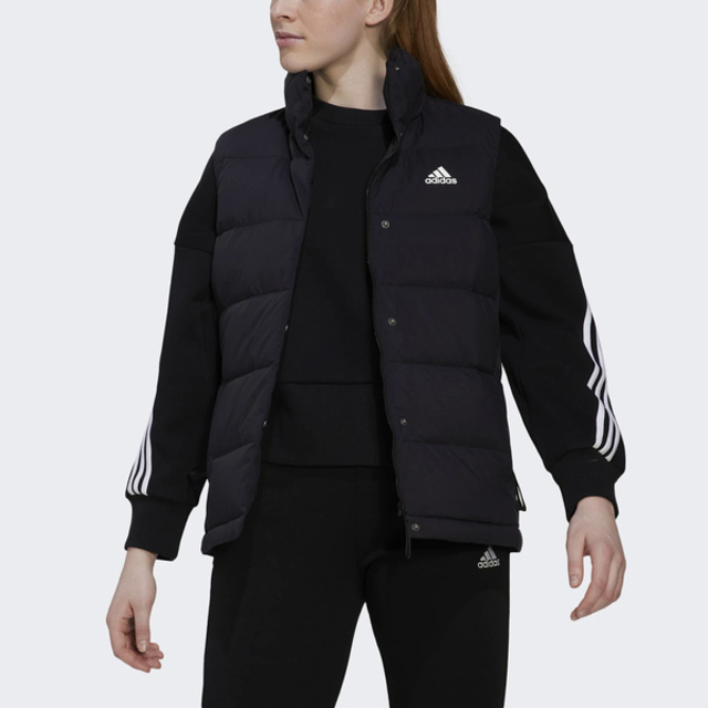 Adidas W Helionic Vest [HG6280 女 羽絨背心 鴨絨 運動 休閒 保暖 防潑水 愛迪達 黑