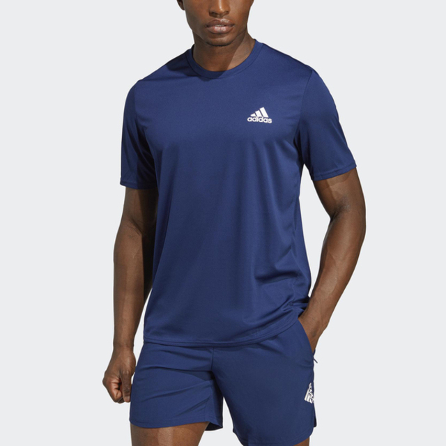 Adidas D4M Tee [IC7271 男 短袖 上衣 亞洲版 運動 訓練 健身 舉重 慢跑 吸濕排汗 藍
