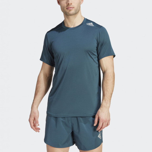 Adidas D4R Tee Men [IJ9380 男 短袖 上衣 亞洲版 運動 慢跑 路跑 圓領 輕質 透氣 藍