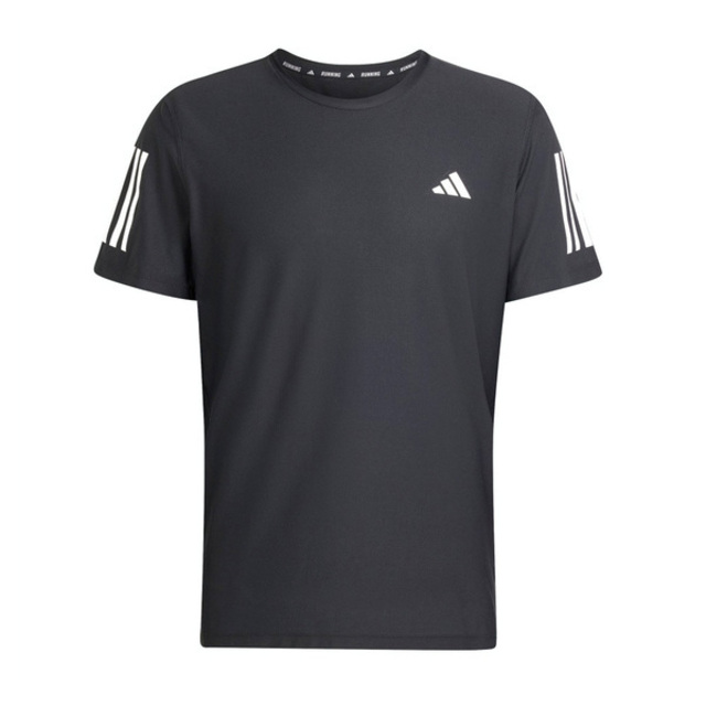 Adidas OWN The Run [IN1500 男 短袖 上衣 運動 訓練 健身 慢跑 吸濕排汗 反光 黑白