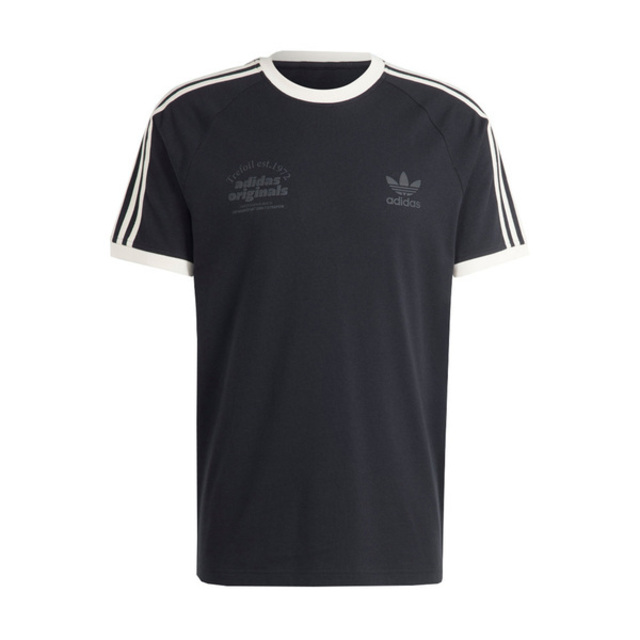 Adidas GRF Tee [IS1413 男 短袖 上衣 T恤 運動 休閒 經典 三葉草 修身 棉質 舒適 黑