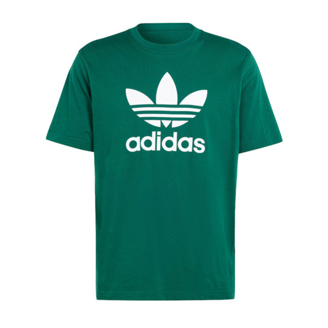 Adidas Trefoil T-Shirt [IR7976 男 短袖 上衣 T恤 運動 經典 三葉草 基本款 綠