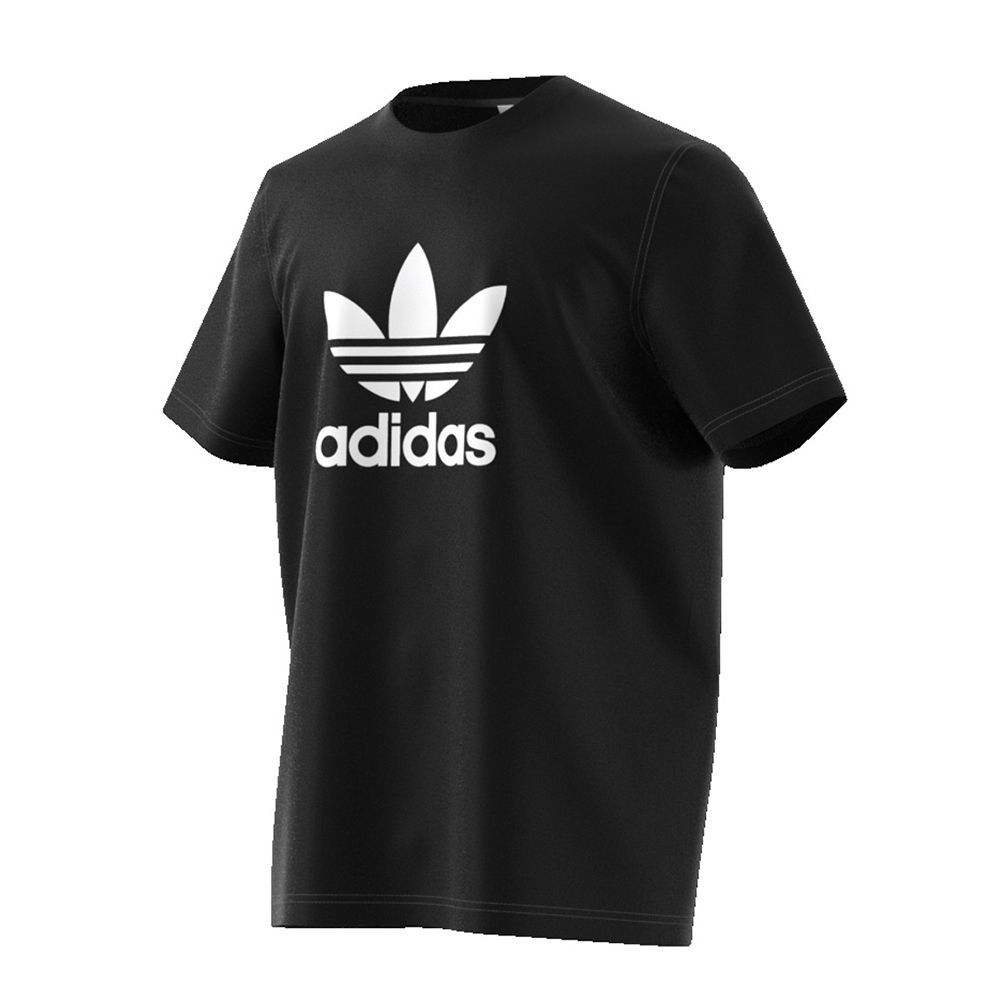 Adidas Originals 大Logo 短袖 黑 AJ8830