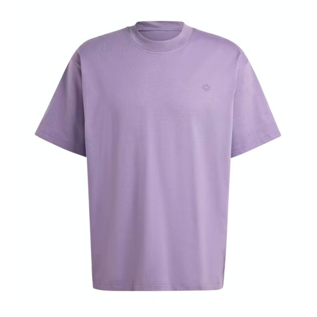 Adidas C Tee [IP2772 男 短袖 上衣 T恤 亞洲版 休閒 素面 簡約 百搭 穿搭 舒適 有機棉 紫