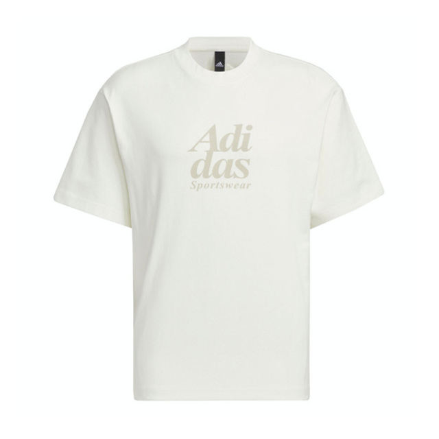 Adidas ST FL GFX Tee [IT3927 男 短袖 上衣 T恤 運動 休閒 寬鬆 棉質 舒適 米白