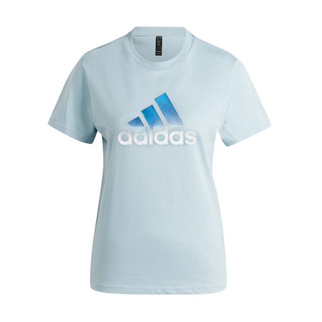 Adidas MH BOS TEE 1 IM8887 女 短袖 上衣 T恤 運動 訓練 夏日 輕薄 舒適 基本款 藍