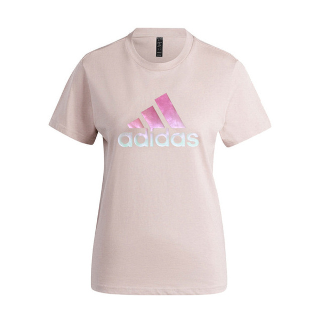 Adidas MH BOS TEE 1 IM8886 女 短袖 上衣 T恤 運動 訓練 夏日 輕薄 舒適 基本款 粉