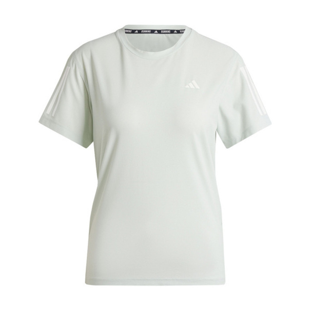 Adidas OTR B Tee IN1593 女 短袖 上衣 運動 慢跑 路跑 反光 訓練 吸濕排汗 透氣 淺灰綠