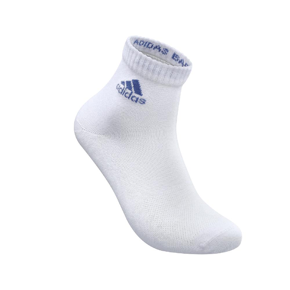 adidas 愛迪達 襪子 P1 Explosive 男女款 白 藍 短襪 單雙入 透氣 運動襪 台灣製 MH0001