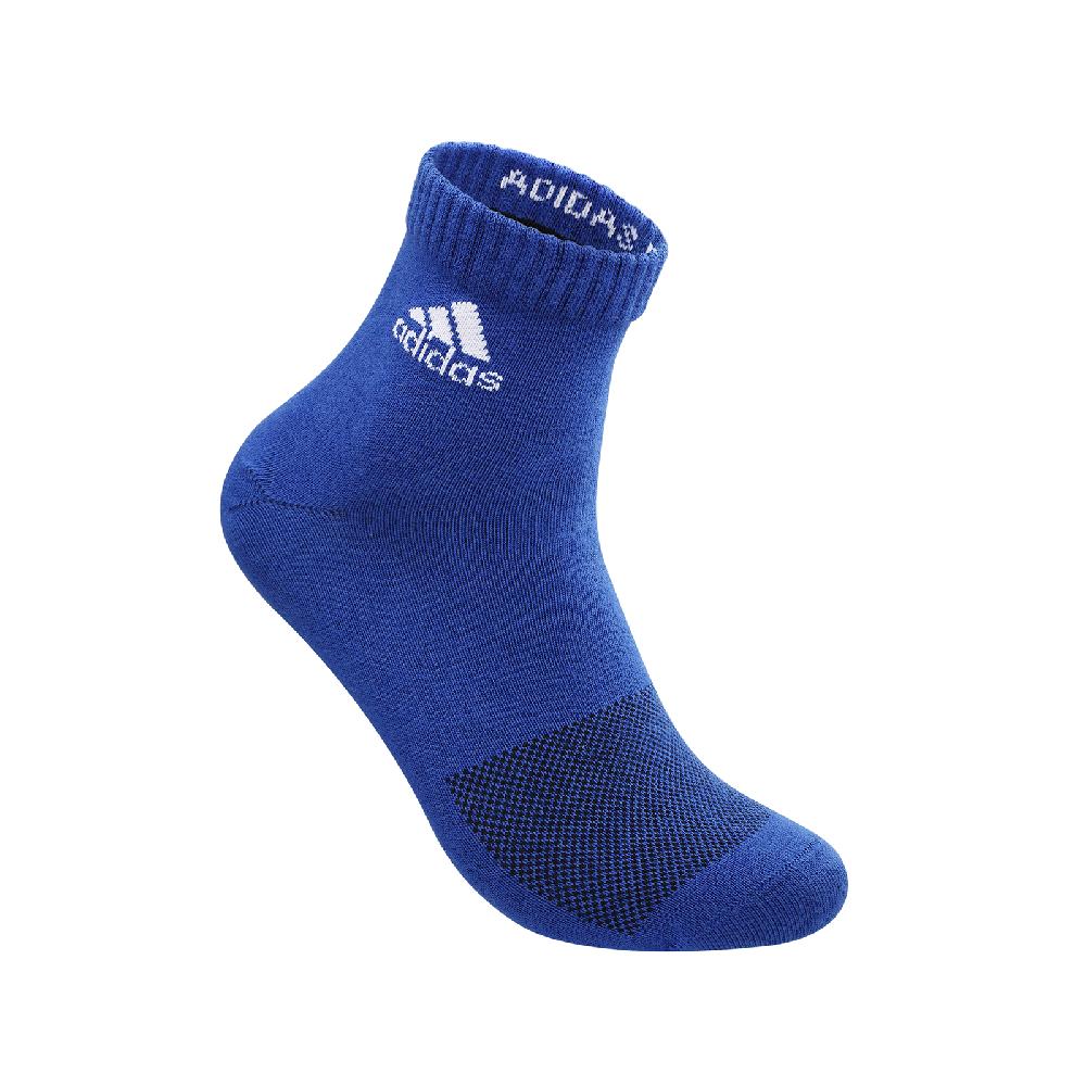 adidas 愛迪達 襪子 P1 Explosive 男女款 藍 白 短襪 透氣 運動襪 台灣製 單雙入 MH0002