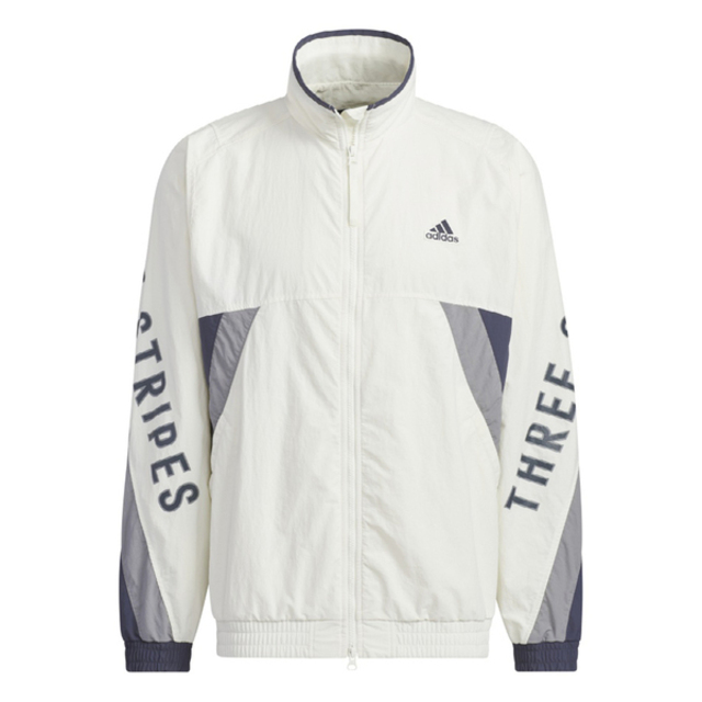 Adidas Word WOV JKT IT4361 男女 立領 外套 風衣 運動 訓練 休閒 慢跑 寬鬆 白 灰藍