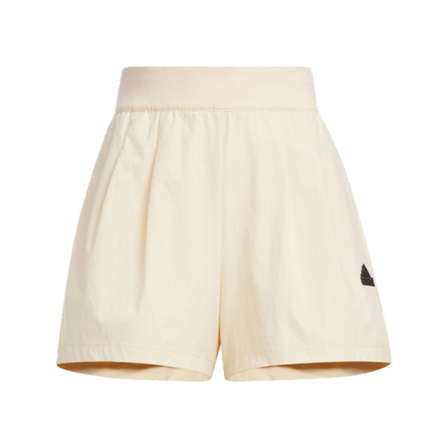 Adidas Tech WV Shorts IM8829 女 短褲 運動 休閒 尼龍 寬鬆 日常 舒適 米黃