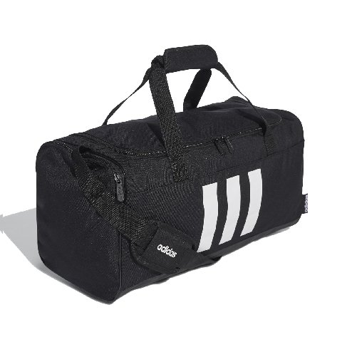 adidas 手提包 3-Stripes Duffel Bag 愛迪達 兩用包 旅行 健身 斜背 手提 黑 白 GE1237
