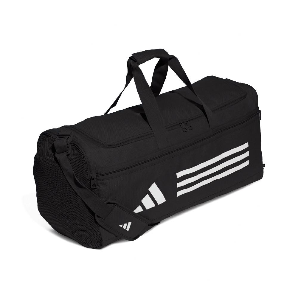 adidas 愛迪達 健身包 Essentials 男款 黑 白 大容量 多夾層 旅行袋 手提包 肩背包 愛迪達 HT4747