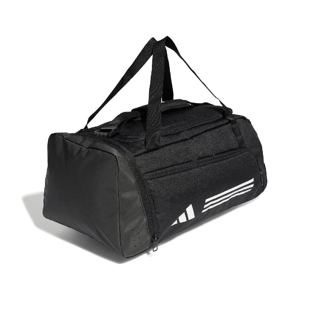 adidas 愛迪達 健身包 Essentials 3-Stripes 黑 白 大空間 可調肩帶 可拆 旅行袋 手提包 IP9862