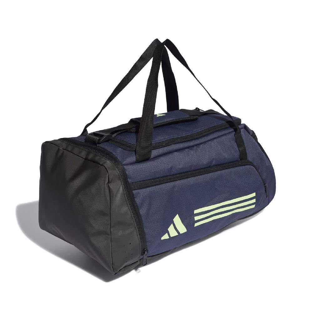 adidas 愛迪達 健身包 Essentials 3-Stripes 藍 綠 可調背帶 旅行袋 IR9821